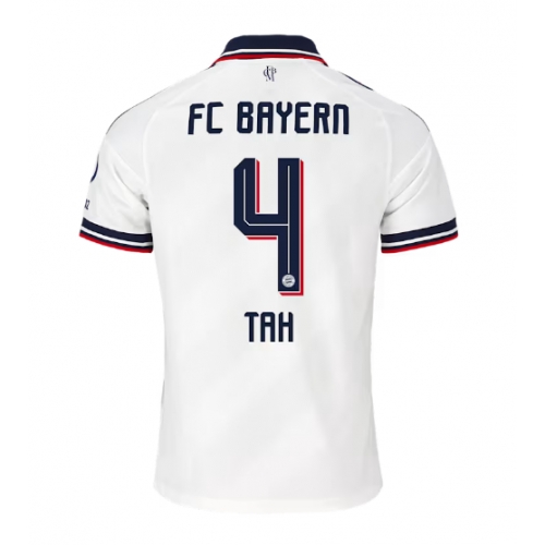 Bayern Munich Jonathan Tah #4 Maglia Gara Trasferta Repliche 2026-27 Maniche Corte Bayern Munich Jonathan Tah #4 Maglia Gara Trasferta Repliche 2026-27 Maniche Corte